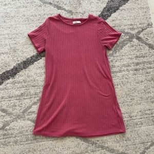 Abercrombie & Fitch Pink Ribbed Dress